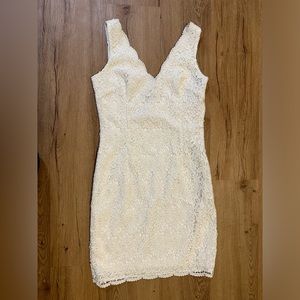 New Ann Taylor Floral White Dress